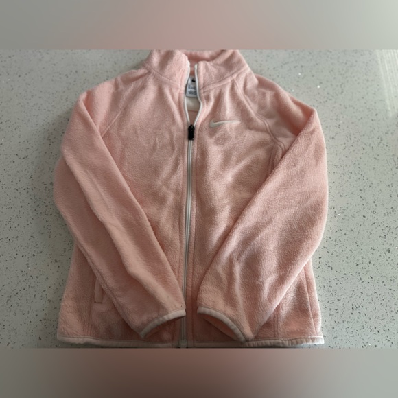 Nike Other - Nike Kids Light Pink Fleece Jacket